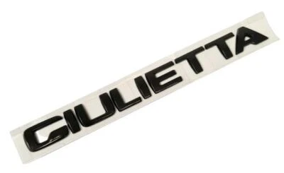Alfa Romeo Giulietta Rear Emblem Boot Trunk Badge Sticker Black - Image 1 of 4