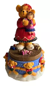 Amy & Addy Exclusive Girl Bears Toys Resin Spieluhr Wish You a Merry Christmas - Bild 1 von 7