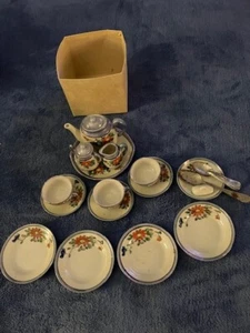 Antique miniature Tea Set & A VintSilver Spoon by Standard. - Picture 1 of 20