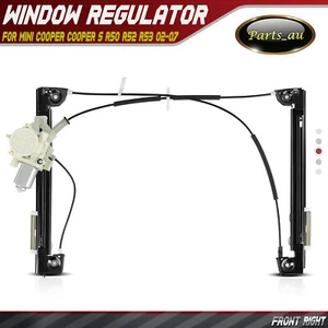 Window Regulator w/ Motor Front Right for Mini Cooper Cooper S R50 R52 R53 02-07 - Picture 1 of 10