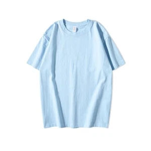 T-shirt donna misto cotone manica corta pullover mezza manica maglietta top maglietta basic - Foto 1 di 36