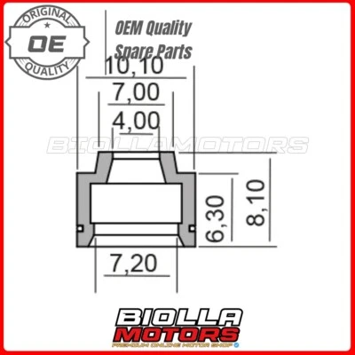 PARAOLIO VALVOLA TRIUMPH SPEED TRIPLE 1050 1050 2008-2011 100669250 (R.O.: 09289 - Imagem 1 de 4