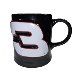 Dale Earnhardt 3D Lettering And Number 3 Coffee Cup Black /Red/White A333 - Picture 1 of 8