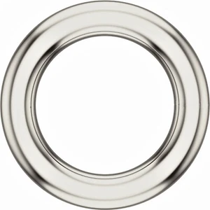 Anillo de salto 8 mm OD 5,25 mm ID sólido 950 PLATINO 16ga CERRADO redondo círculo fianza EE. UU. - Imagen 1 de 2