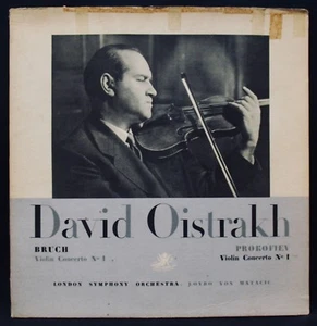 DAVID OISTRAKH (Violine) BRUCH: Violinkonzert - PROKOFJEW: Violinkonzert - ANGEL - Bild 1 von 3
