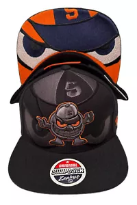Zephyr NCAA Syracuse Orange “Menace” Flat Bill SnapBack Hat BRAND NEW WITH TAGS - Picture 1 of 6