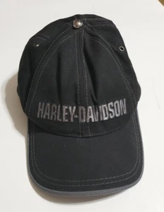 Vintage 1990s Harley Davidson Motorcycle Snapback Hat Cap Official Licensed - Picture 1 of 7