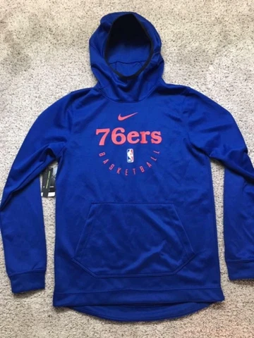 Philadelphia 76ers Nike Spotlight Performance Pullover Hoodie Royal Blue Dri-Fit Cover