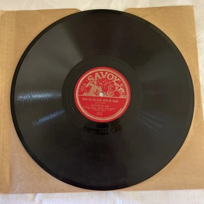 DON BYAS - What Do You Want With My Heart-Don’s Idea-JAZZ 78 RPM Savoy 552 - Image 1 of 4