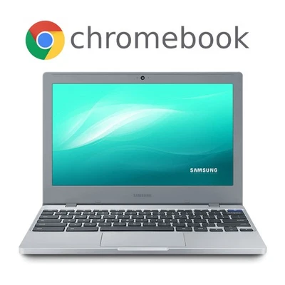 Samsung Chromebook 4 11.6" Celeron 1.10GHz/4GB/32GB eMMC (Silver) XE310XBA - Image 1 of 4