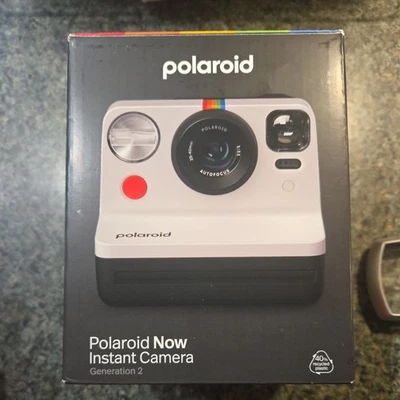 Polaroid Now Generation 2 Instant Film Camera B&W Open Box New - Image 1 of 3