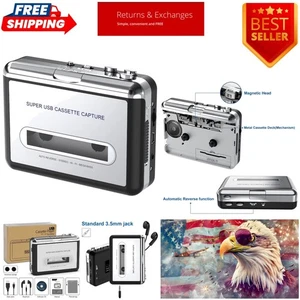 Convertidor portátil de casete USB a MP3 - Captura y disfruta de tu música en cualquier lugar - Imagen 1 de 10