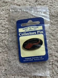 Vintage Collectible Devon Ambulance Pin Badge Sights Of Britain Sampson Sealed - Picture 1 of 3