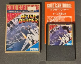 After Burner Sega Mark III G-1340 CIB Japan Import US Seller TESTED