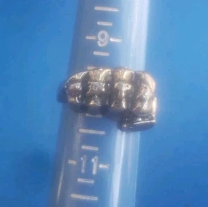 Vintage Silver Tone Hand Fist Band Ring. Size 10 - Picture 1 of 4