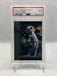 Tiger Woods 2001 Upper Deck Tiger Tales #TT5 PSA 9 Upper Deck Golf - Bild 1 von 6