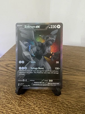Zekrom EX BWR 172/086 English SV Black Bolt Pokémon TCG Black/ White Super Rare - Image 1 of 4