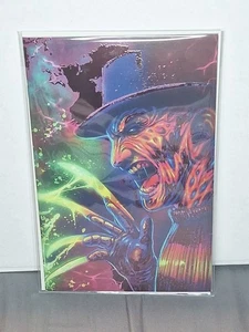 LTD TO 200 BIRTH OF A SLASHER NIGHTMARE ON ELM STREET FREDDY ULTRA FOIL ZAVALA - Picture 1 of 2