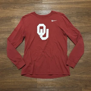 Nike Oklahoma University Sooners T-Shirt Langarm Rot Herren M Medium - Bild 1 von 11