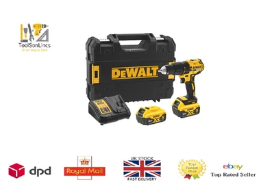 DEWALT DCD778P2T-SFGB 18V 2 x 5.0Ah Li-Ion XR Brushless Cordless Combi Drill - Image 1 of 4