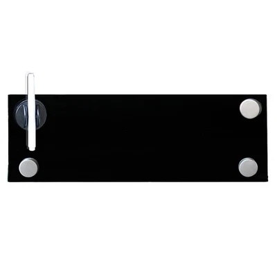 Magnettafel Whiteboard Memoboard Schwarz Wandtafel Schreibtafel Pinnwand 60x20cm - Bild 1 von 4