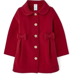 Gymboree cappotto elegante con bottoni (ragazza bambina taglia 3T) giacca con colletto e fiocchi - Foto 1 di 5