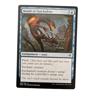 Bonds Of Quicksilver 102/221 Conspiracy: Take The Crown MTG Magic C9032* - Image 1 of 2