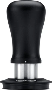Normcore 53,3 mm Espresso Tamper V5, con resorte café manipulador titanio Pvd negro - Imagen 1 de 6