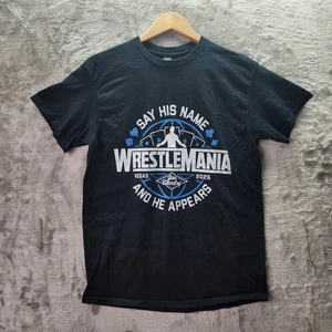 T-shirt WrestleMania 2025 Joe Hendry taglia M nera maglietta grafica WWE Wrestling Fan - Foto 1 di 9