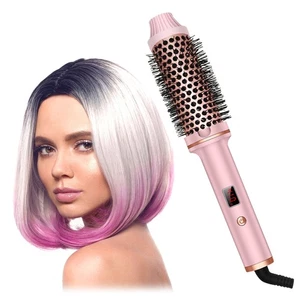 Heated Round Brush 1.5 Inch Thermal Brush Ceramic Curling Iron Dual Voltage - Picture 1 of 6