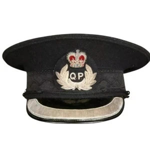 Queensland Police Commissioner Uniform Cap 1969–1970 – Historic Replica Officer - Picture 1 of 2
