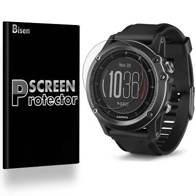 [PAQUETE DE 4 BISEN] Protector de pantalla HD transparente Protector Película Protectora para Garmin Fenix 3 HR Foto 1 de 3