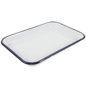 Enamel Square Plate Ceramic Nonstick Bakeware Cake Tins for Baking - Picture 1 of 12