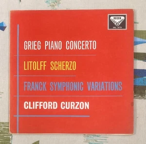 Grieg Litolff Franck Curzon LP Decca SXL 2173 Korean Pressing VG+/VG+ - Foto 1 di 2