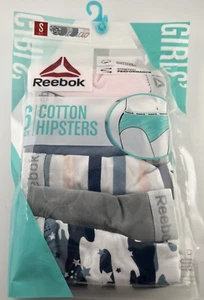 Reebok Girls' 6 Pack Stretch Performance Hipster Underwear Size Small 6-7 - Picture 1 of 12