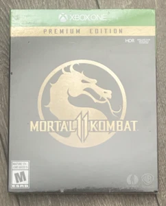 Mortal Kombat 11 Premium Edition Xbox One Steelbook w/ Slipcover NEW - Picture 1 of 2