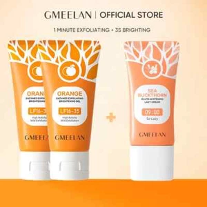 Scrub viso 2+1 GMEELAN gel esfoliante illuminante esfoliante gluta sbiancante pigro - Foto 1 di 8