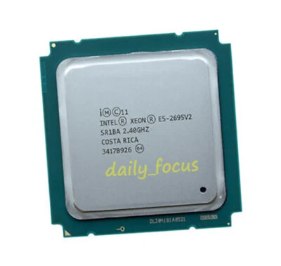 Intel Xeon E5-2695 V2 2.4 GHz LGA2011 12 cores SR1BA CPU Processor 30 MB - Image 1 of 4