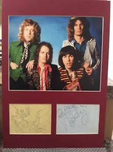More details for a3 mounted print.11.5 x 16” of slade.pre printed signatures