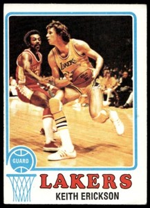 1973 TOPPS KEITH ERICKSON 117 VG-EX BASKETBALL LOS ANGELES LAKERS
