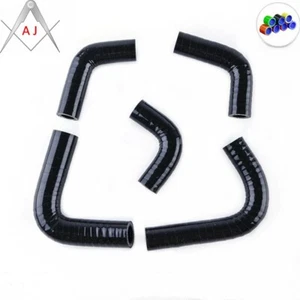 Water Pump Silicone Coolant Radiator Hoses For SUBARU WRX STI Forester XT Black - Picture 1 of 8