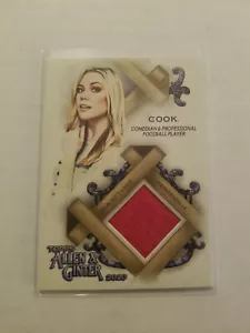 2020 Allen & Ginter Memorabilia Relic Kelsey Cook Comedian FREE SHIPPING - Picture 1 of 1