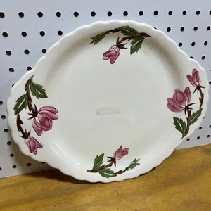 Vintage Canonsburg Pottery American Beauty Oblong Serving Platter USA EUC - Picture 1 of 2