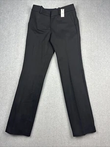 Talbots Pants Womens 0P Black Soho Full Length Straight Stretch Casual NWT - Picture 1 of 9
