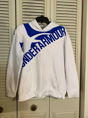 Under Armour UA Threadborne Spell Out Sudadera con Capucha Blanca Jóvenes Niñas XL YXL Foto 1 de 4