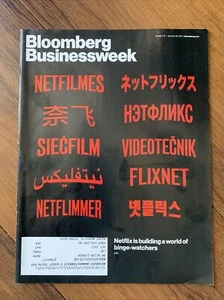 Bloomberg Businessweek Magazine January 16-22 2017- Netflix & Binge Watchers - Imagen 1 de 4