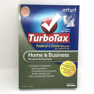 Intuit TurboTax 2011 Federal State Personal Home & Business for Windows and Mac - Picture 1 of 2