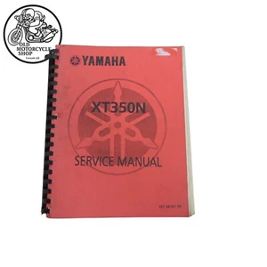 1984 84 YAMAHA XT350N SERVICE REPAIR MANUAL OEM 1ET-28197-70 ENGLISH FRENCH - Picture 1 of 14