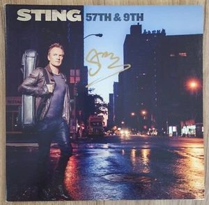 Sting Signed 57th & 9th Vinyl Record The Police Lead Singer Legend RAD - Picture 1 of 1