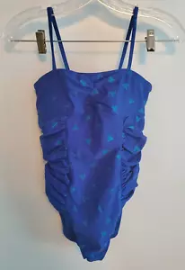 Old Navy Mädchen XL Badeanzug Einteiler Raffung an den Seiten hoher Rücken - Bild 1 von 3
